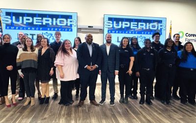 Superior Ambulance Celebrates 19 New EMTs In Michigan